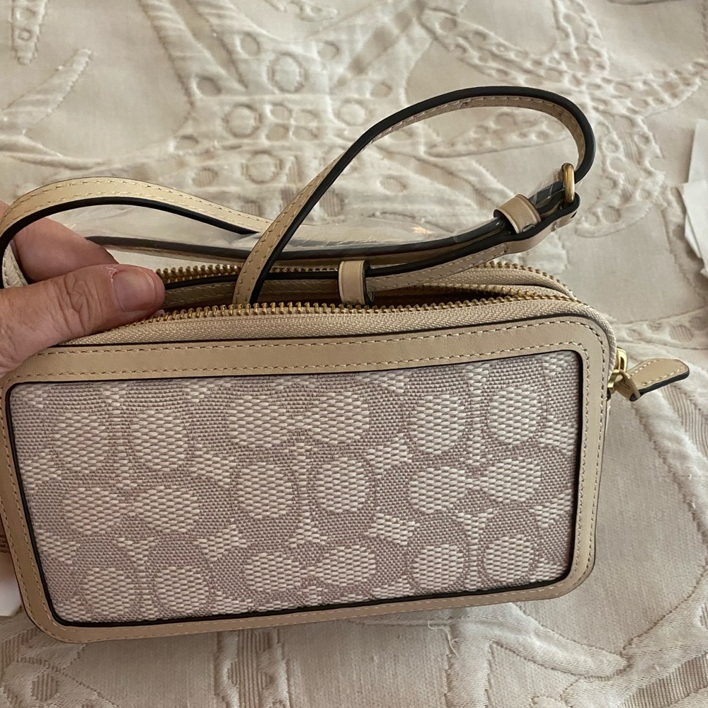 Coach Kira Crossbody In Signature Jacquard.  Brand new with tags.